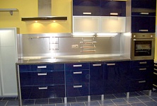 Мебель для кухни синяя