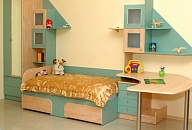 Мебель для детской голубая